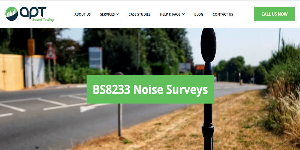 BS 8233 Planning Noise Surveys